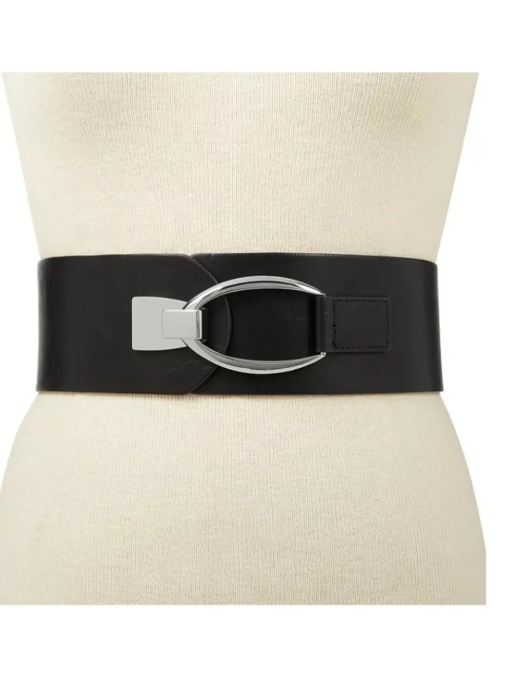 I.N.C. International Concepts Interlocking-Hook Stretch Belt